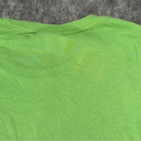 Pink Womens Green Short Sleeve Crew Neck Graphic T-Shirt Size XS - Picture 3 of 11